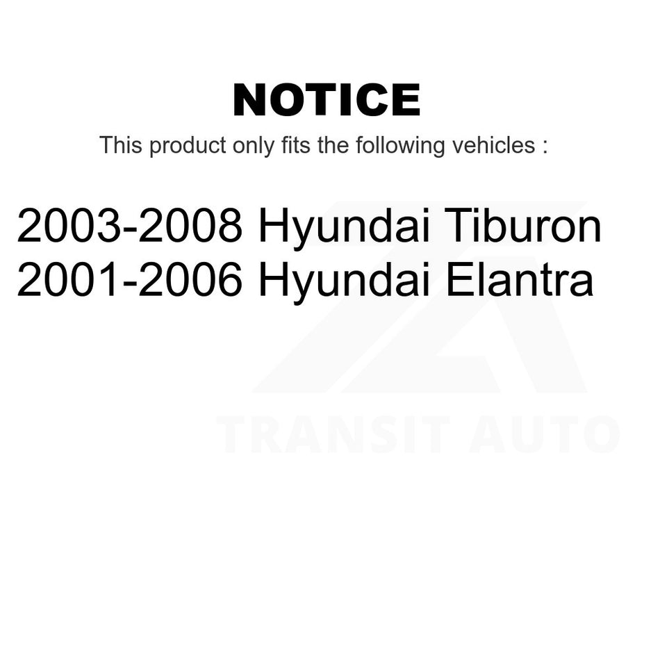 Rear Suspension Stabilizer Bar Link Kit 72-K90360 For Hyundai Elantra Tiburon