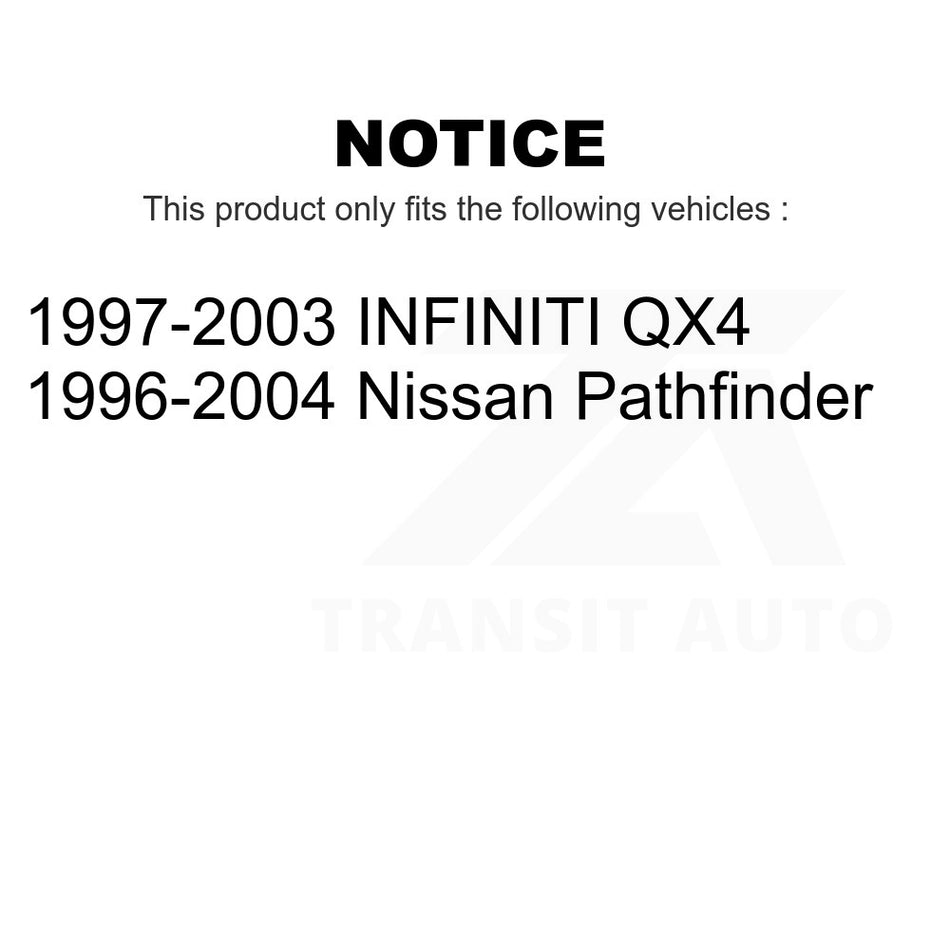 Front Suspension Stabilizer Bar Link Kit 72-K90659 For Nissan Pathfinder INFINITI QX4