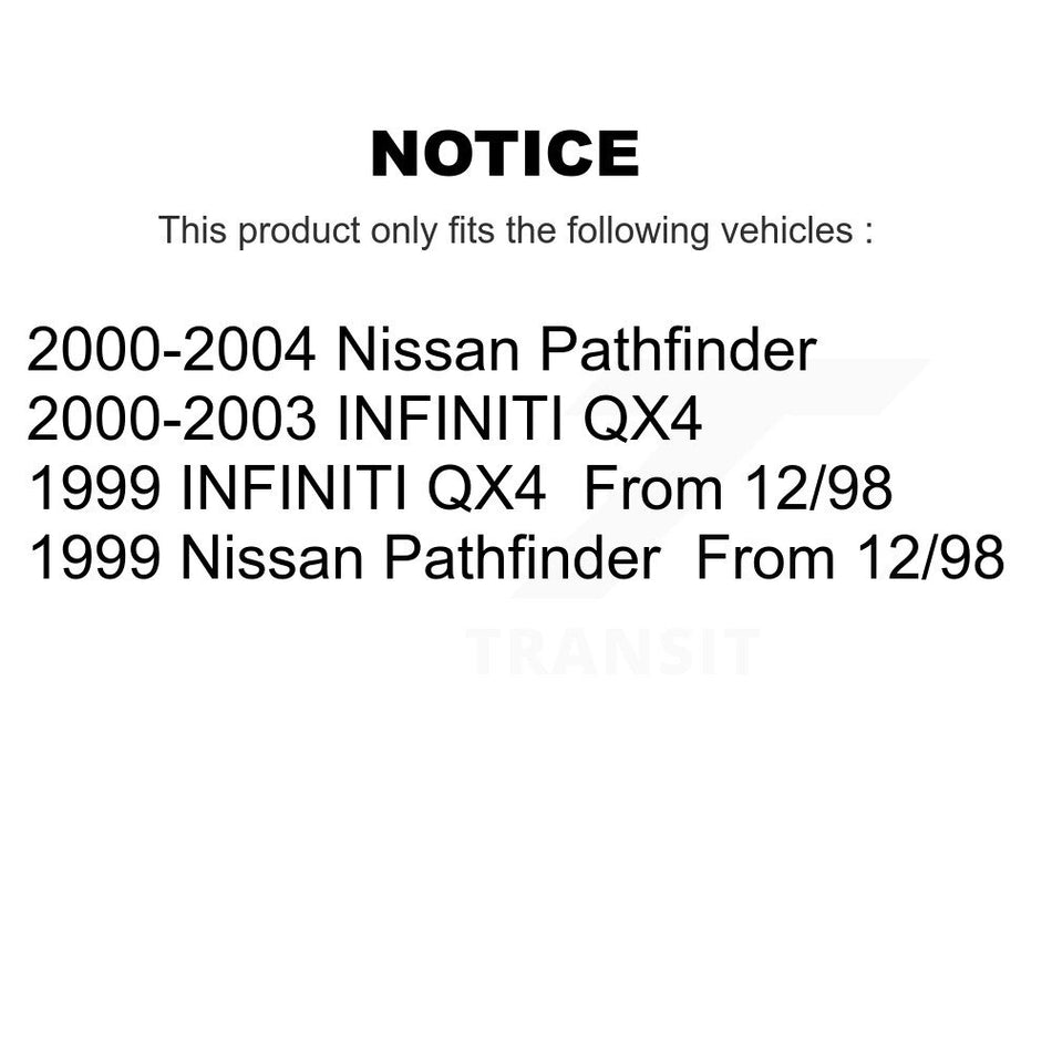 Rear Shock Absorber 78-37204 For Nissan Pathfinder INFINITI QX4