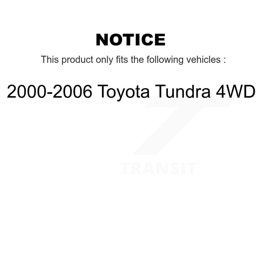 Rear Shock Absorber 78-37238 For 2000-2006 Toyota Tundra 4WD