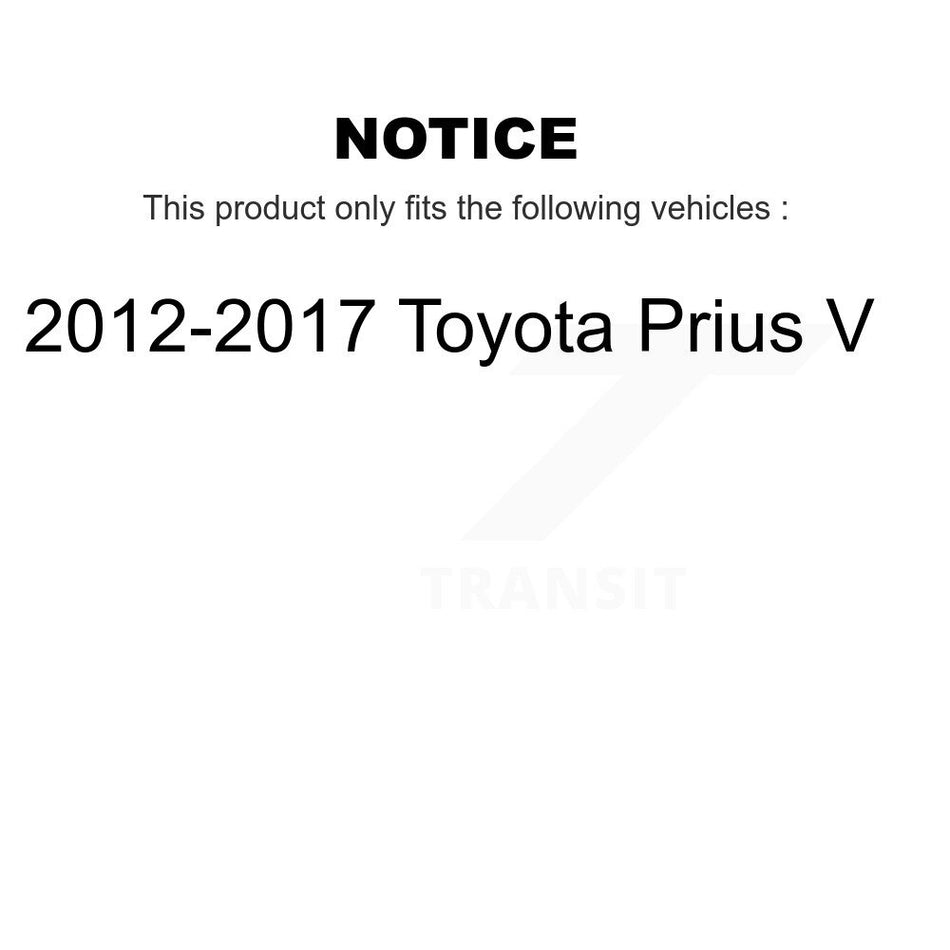 Rear Shock Absorber 78-5502 For 2012-2017 Toyota Prius V