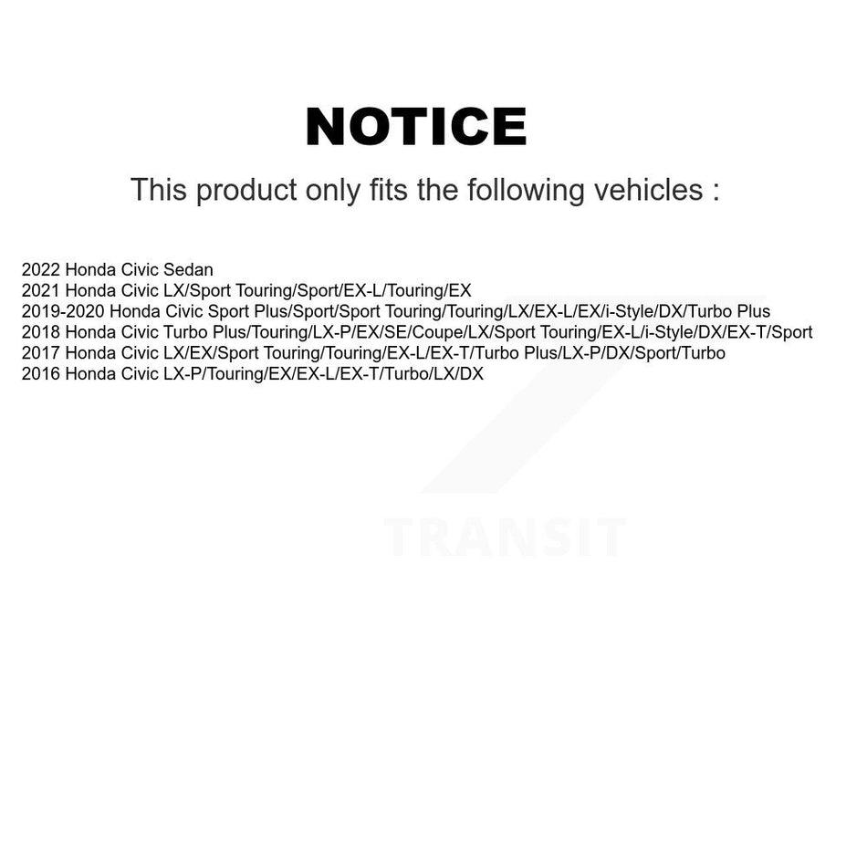 Rear Shock Absorber 78-5545 For Honda Civic