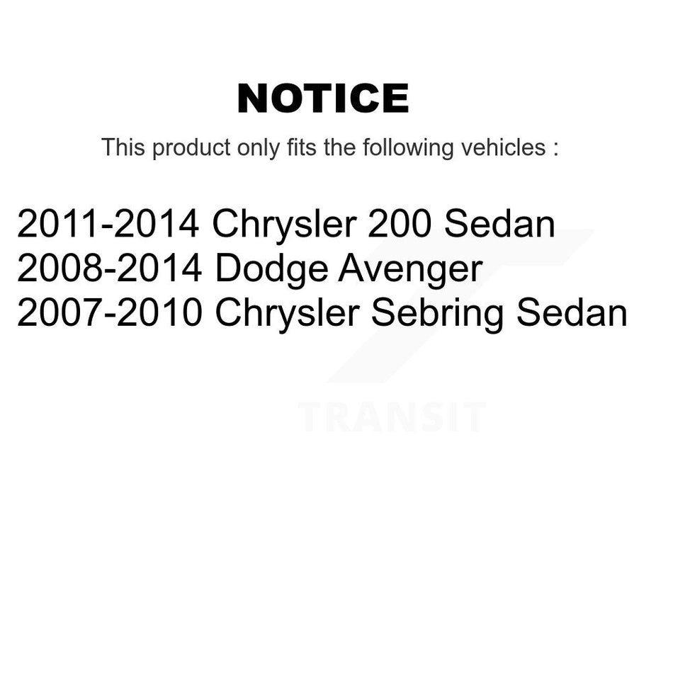 Front Left Suspension Strut 78-71131 For Chrysler 200 Dodge Avenger Sebring