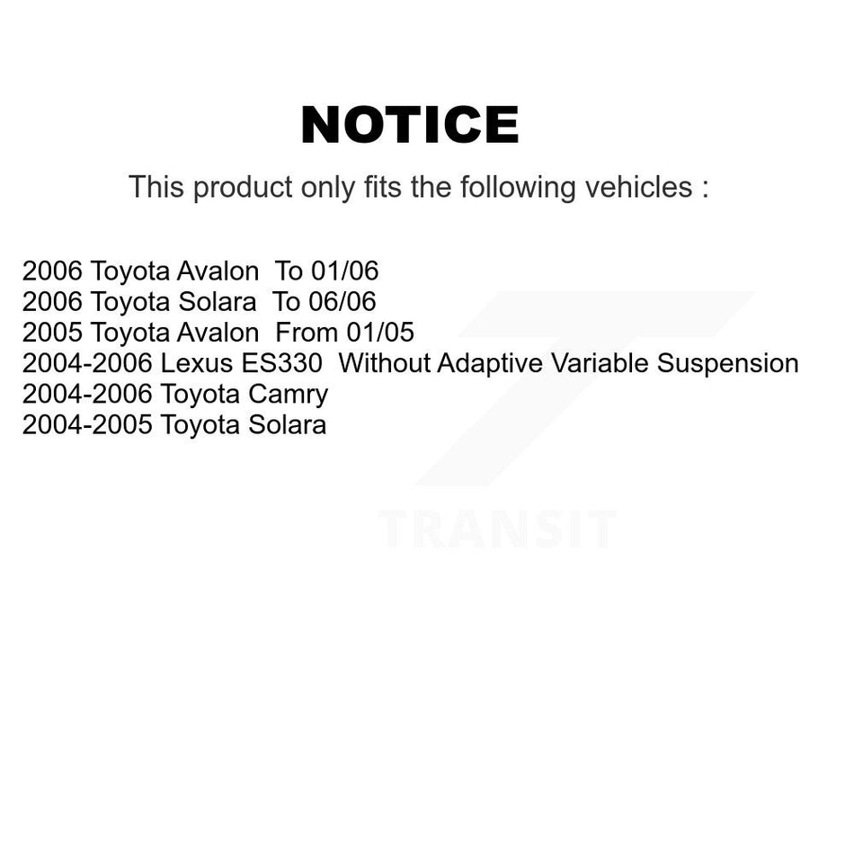 Front Left Suspension Strut 78-72206 For Toyota Camry Solara Lexus ES330 Avalon