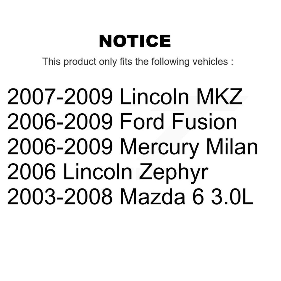 Front Suspension Strut 78-72261 For Ford Fusion Mazda 6 Mercury Milan Lincoln MKZ Zephyr