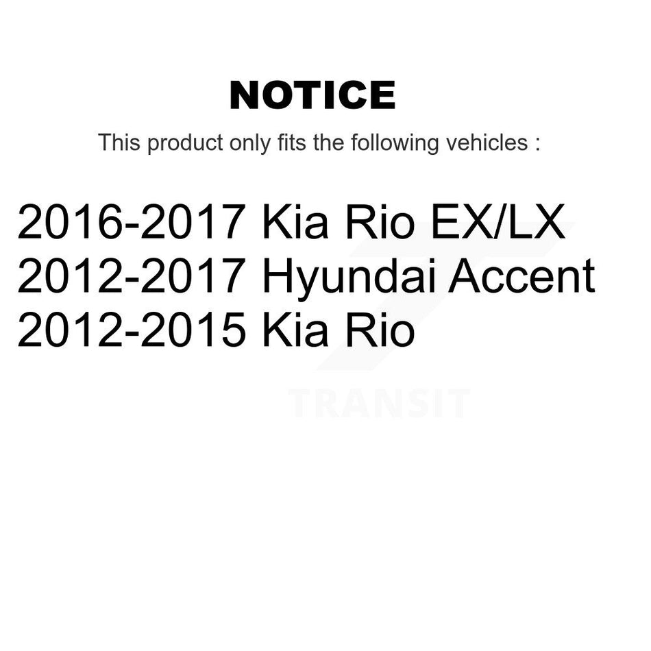 Front Left Suspension Strut 78-72707 For Hyundai Accent Kia Rio