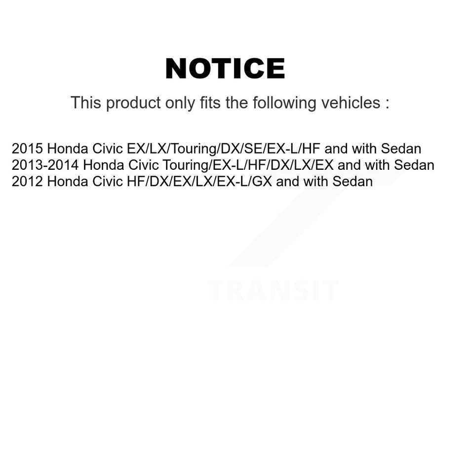 Front Left Suspension Strut 78-72926 For Honda Civic