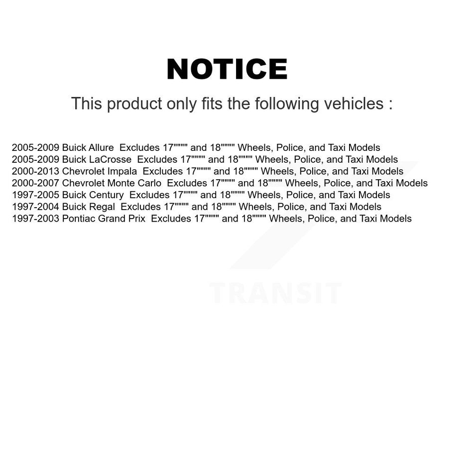 Front Suspension Strut Coil Spring Assembly 78A-11020 For Chevrolet Impala Buick LaCrosse Century