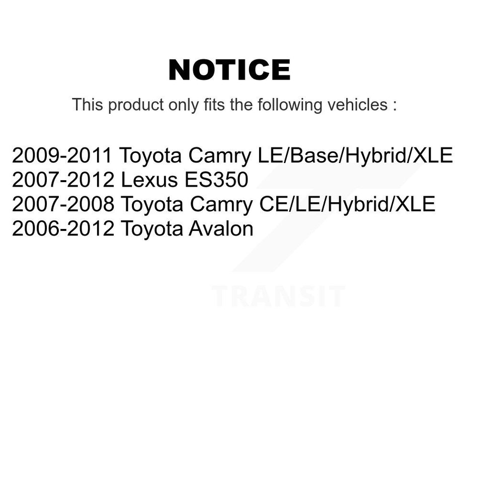 Front Left Suspension Strut Coil Spring Assembly 78A-11741 For Toyota Camry Lexus ES350 Avalon