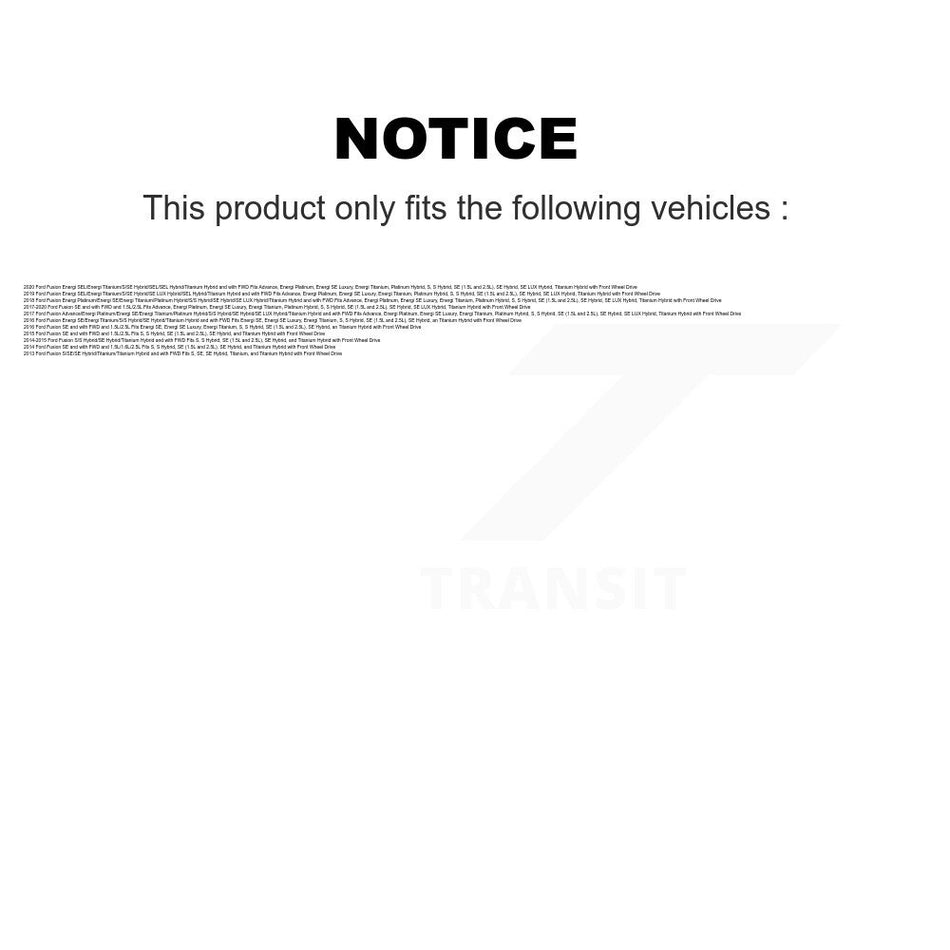 Front Suspension Strut Coil Spring Assembly 78A-11840 For Ford Fusion