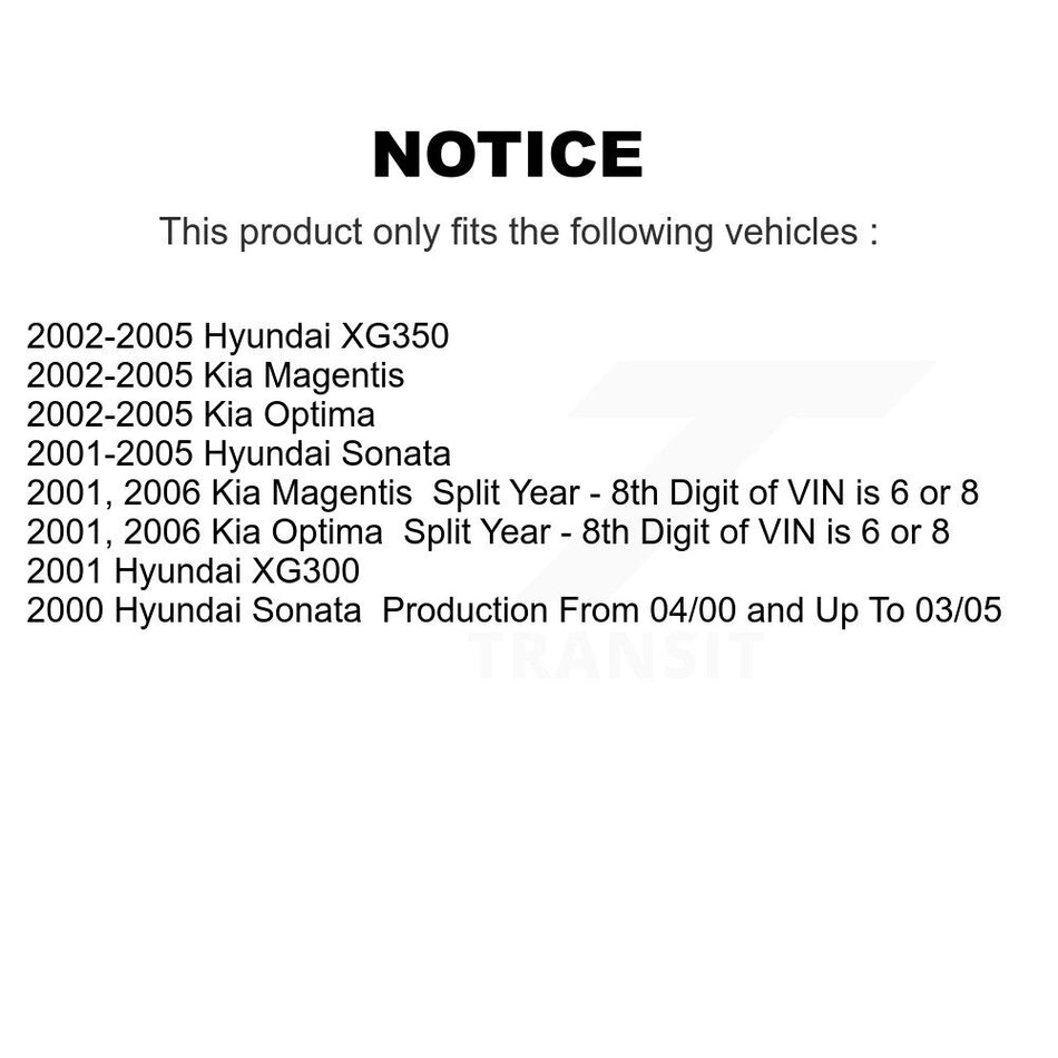 Rear Left Suspension Strut Coil Spring Assembly 78A-15071 For Hyundai Sonata Kia Optima XG350 XG300 Magentis