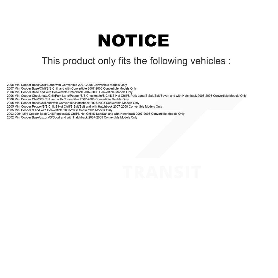 Rear Left Suspension Strut Coil Spring Assembly 78A-15131 For Mini Cooper