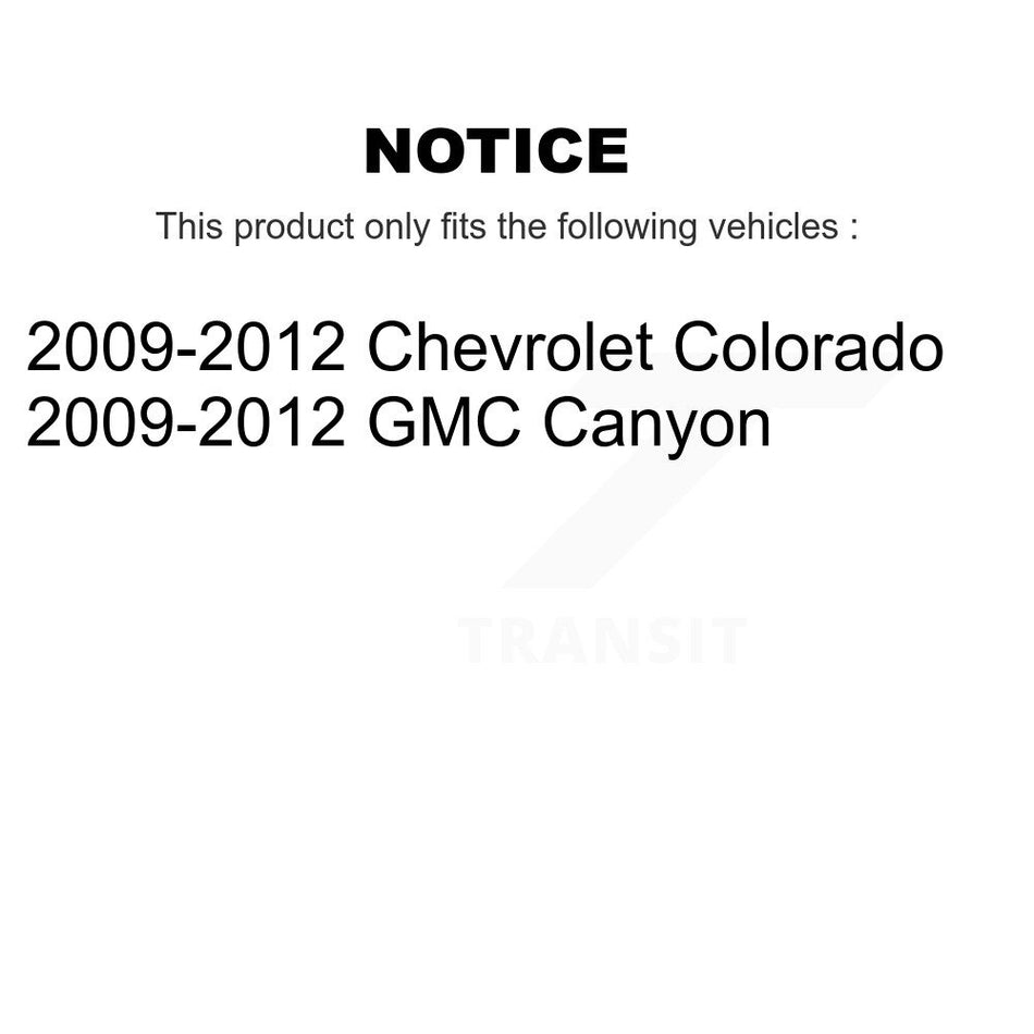 Front Disc Brake Rotor 8-580709 For 2009-2012 Chevrolet Colorado GMC Canyon