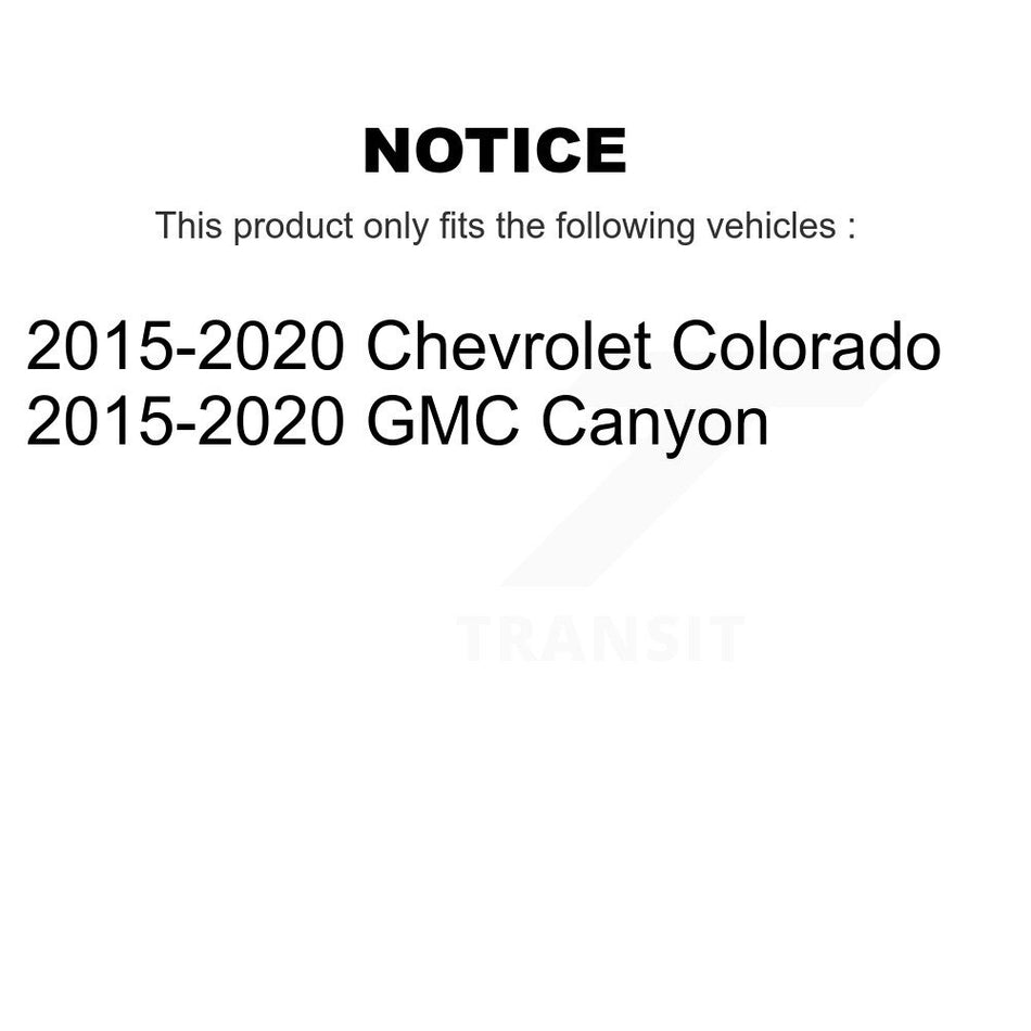 Front Disc Brake Rotor 8-582038 For 2015-2020 Chevrolet Colorado GMC Canyon