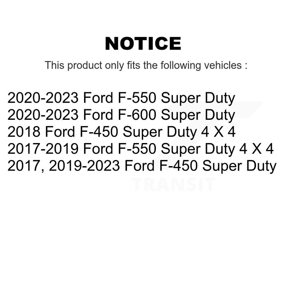 Front Disc Brake Rotor (1 Piece Only) 8-682089 For Ford F-450 Super Duty F-550 F-600