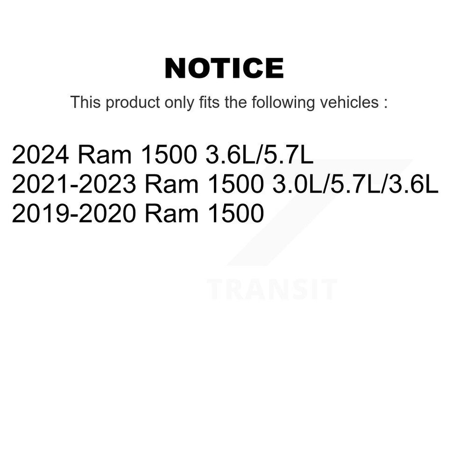 Front Disc Brake Rotor (1 Piece Only) 8-782430 For Ram 1500