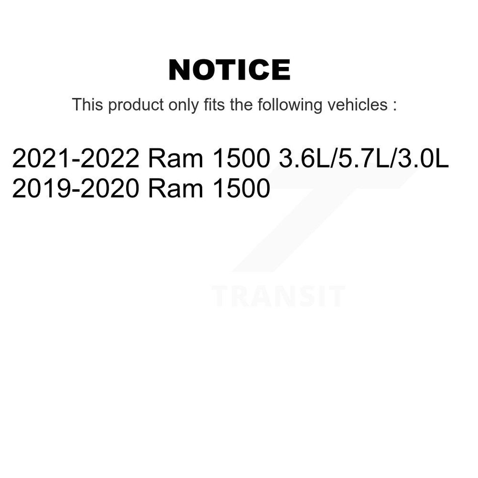 Rear Disc Brake Rotor 8-782497 For Ram 1500