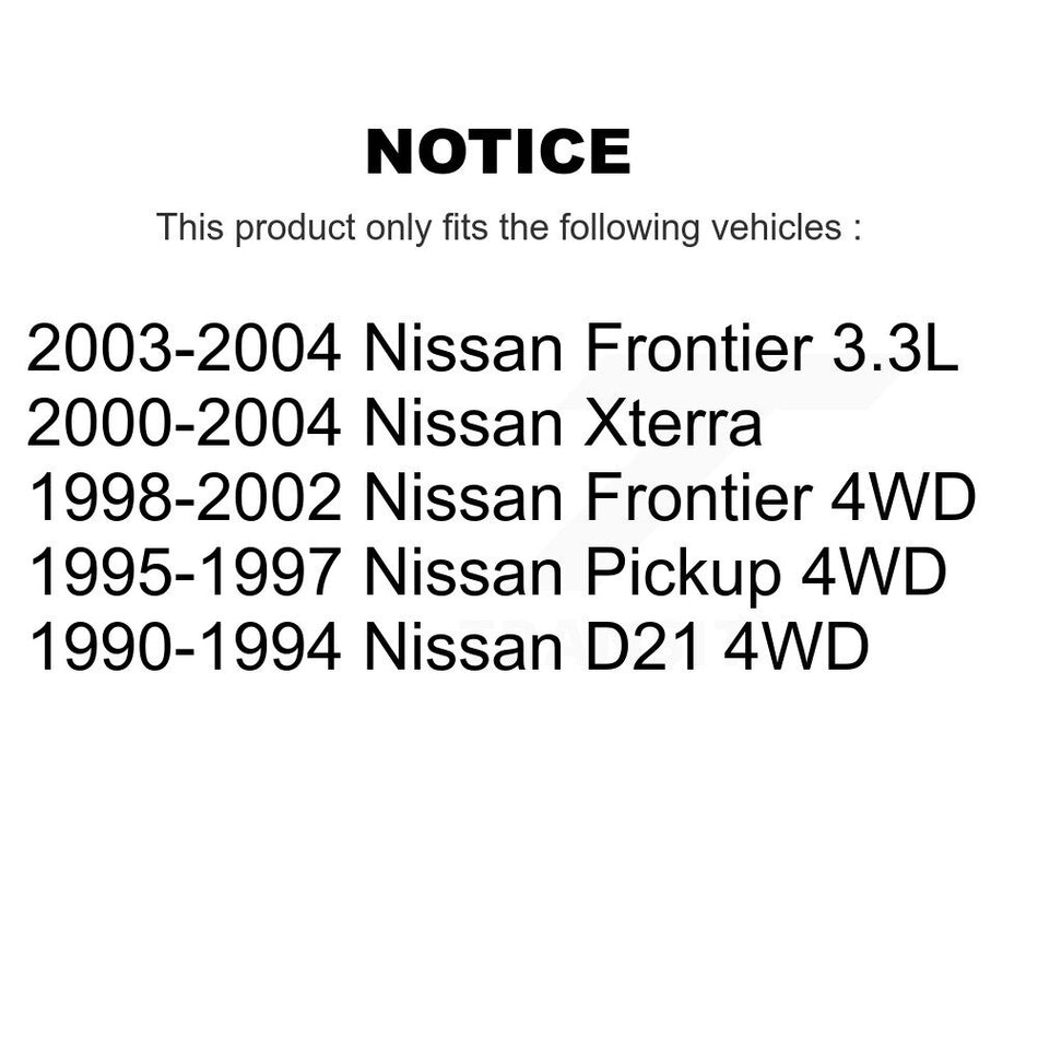 Rear Brake Drum 8-9433 For Nissan Frontier Xterra Pickup D21