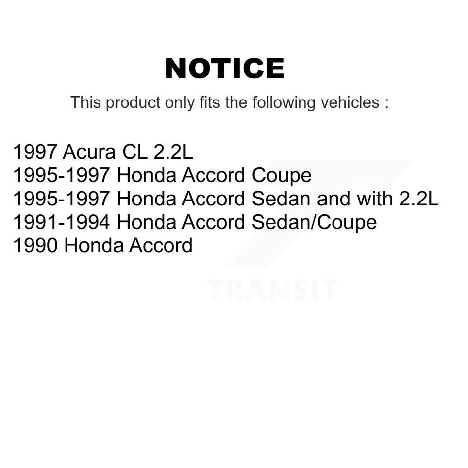 Front Disc Brake Rotor (1 Piece Only) 8-96111 For Honda Accord Acura CL