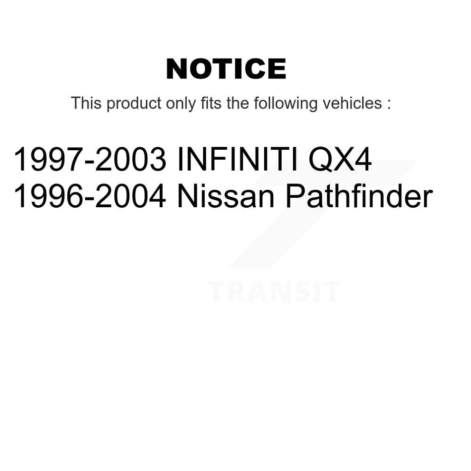 Rear Brake Drum 8-9630 For Nissan Pathfinder INFINITI QX4