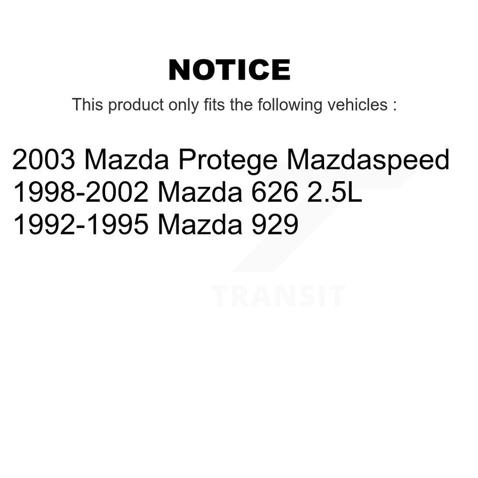 Front Disc Brake Rotor (1 Piece Only) 8-96790 For Mazda Protege 626 929