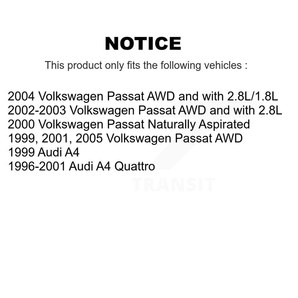 Rear Disc Brake Rotor (1 Piece Only) 8-96939 For Volkswagen Passat Audi A4 Quattro
