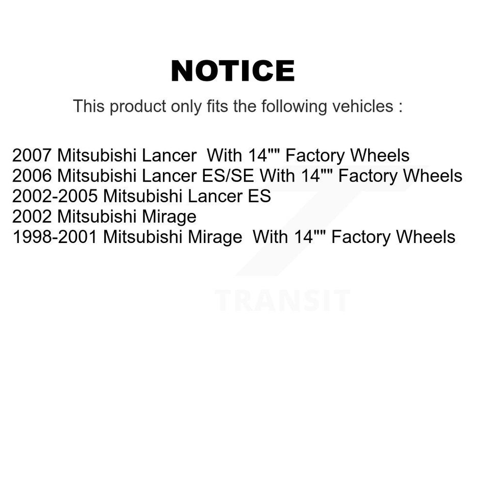 Front Disc Brake Rotor 8-96973 For Mitsubishi Lancer Mirage