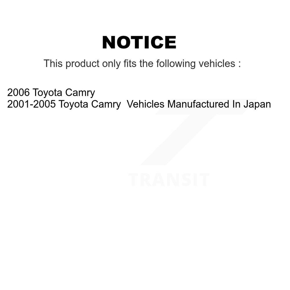 Rear Brake Drum 8-9766 For Toyota Camry