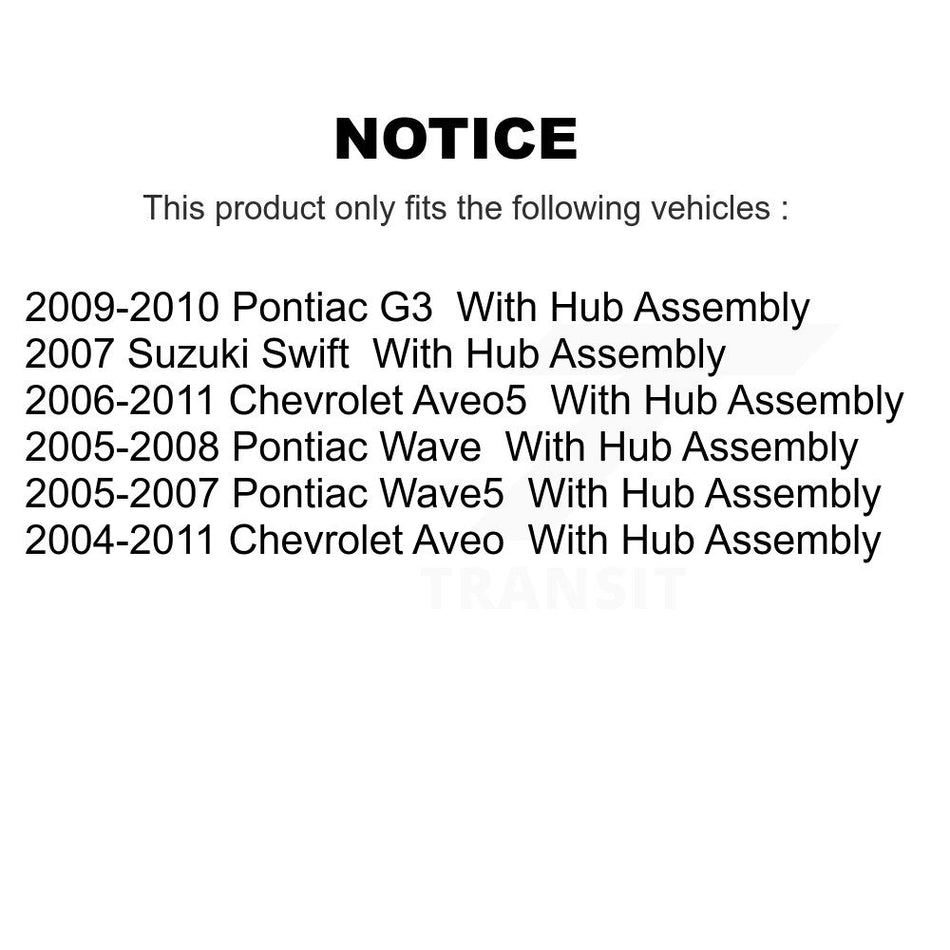 Rear Brake Drum (1 Piece Only) 8-97762 For Chevrolet Aveo Pontiac Aveo5 Wave G3 Suzuki Swift Wave5