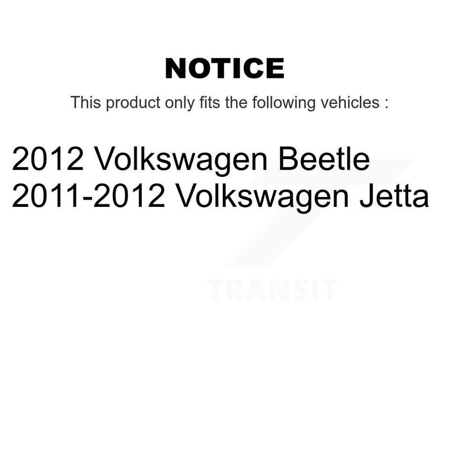 Rear Brake Drum (1 Piece Only) 8-97824 For Volkswagen Jetta Beetle