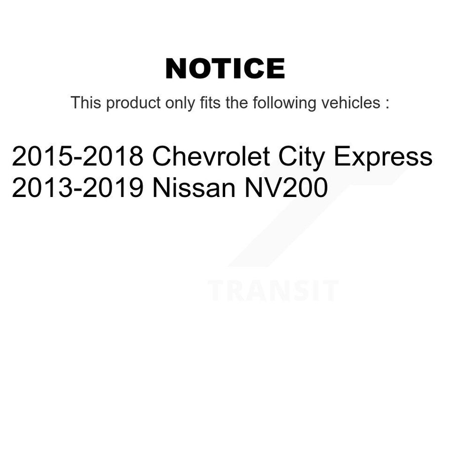 Rear Brake Drum 8-97846 For Nissan NV200 Chevrolet City Express