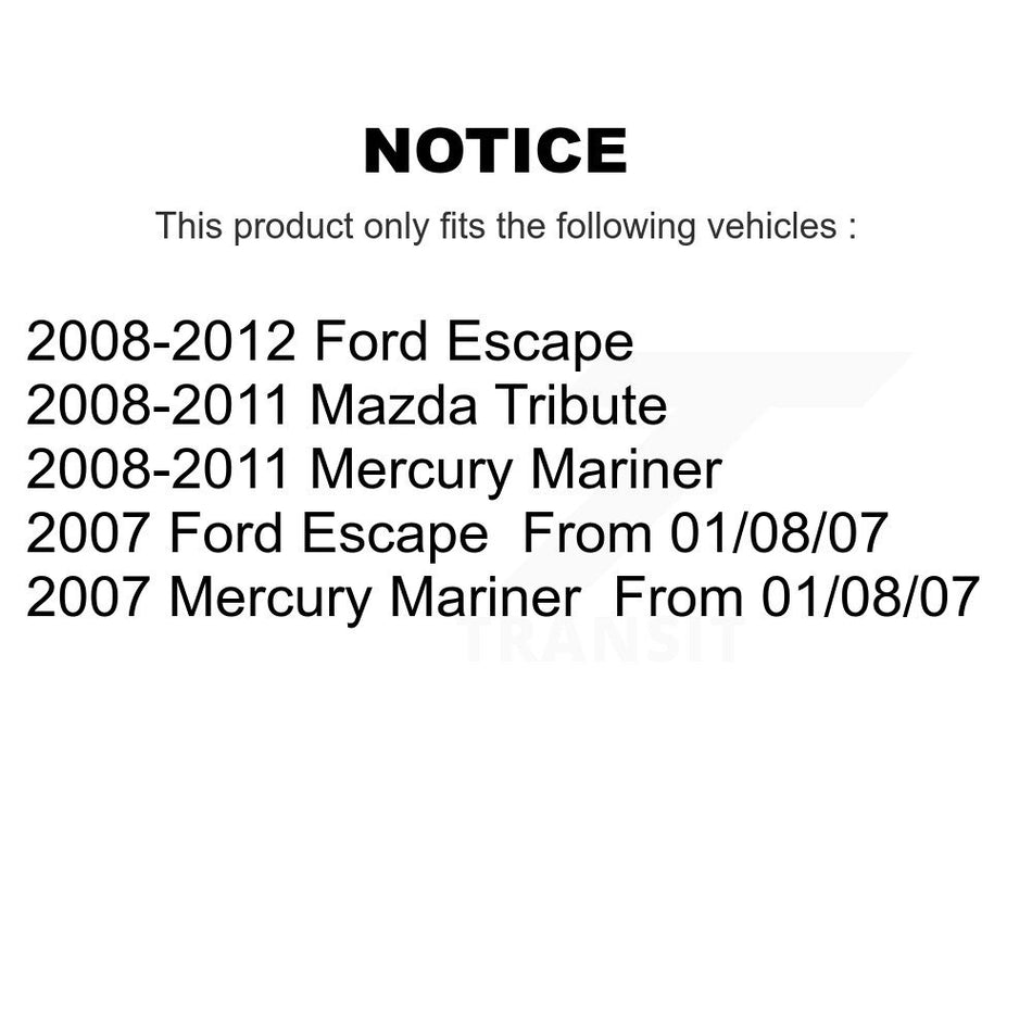 Rear Brake Drum 8-9792 For Ford Escape Mercury Mariner Mazda Tribute