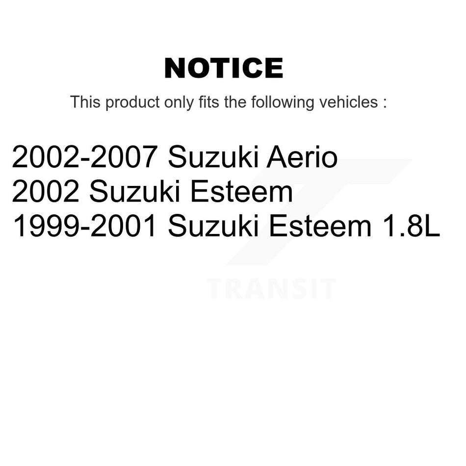 Front Disc Brake Rotor (1 Piece Only) 8-980030 For Suzuki Aerio Esteem