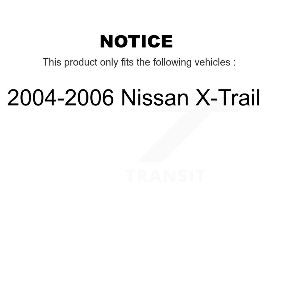 Front Disc Brake Rotor 8-980388 For 2004-2006 Nissan X-Trail