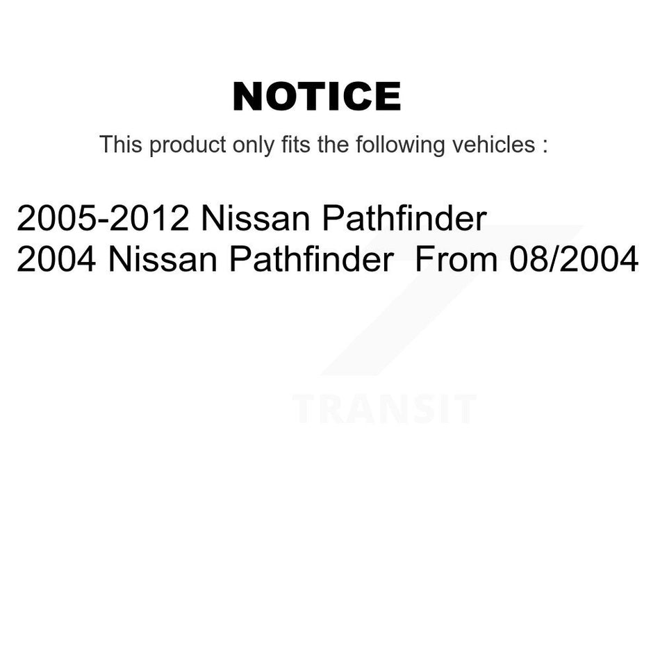 Rear Disc Brake Rotor 8-980462 For Nissan Pathfinder