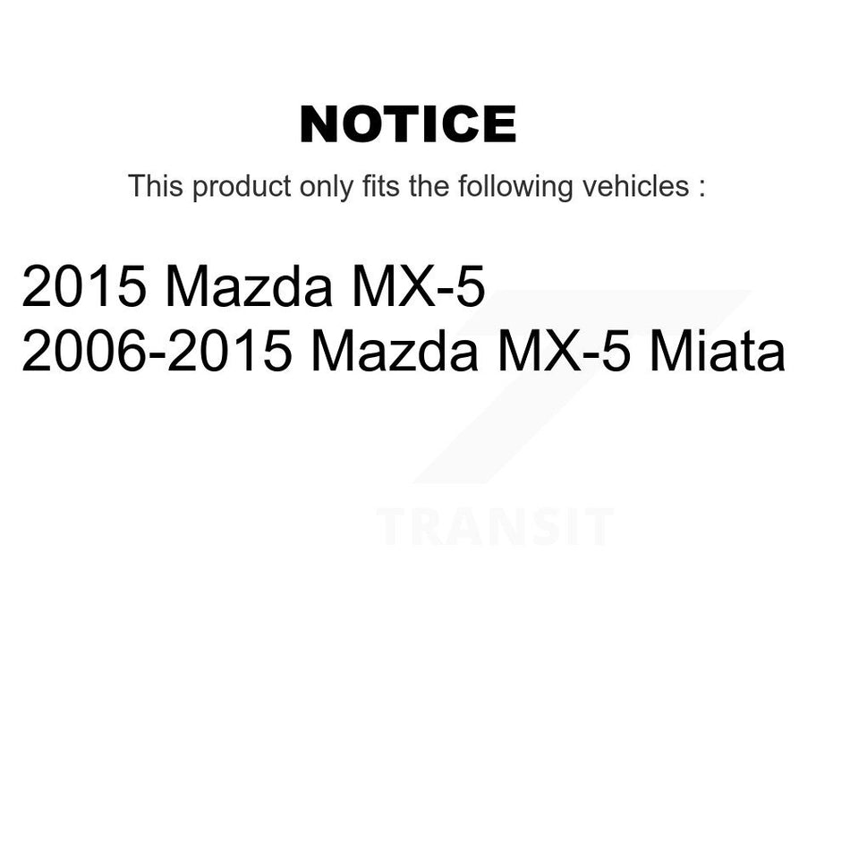Front Disc Brake Rotor (1 Piece Only) 8-980475 For Mazda MX-5 Miata