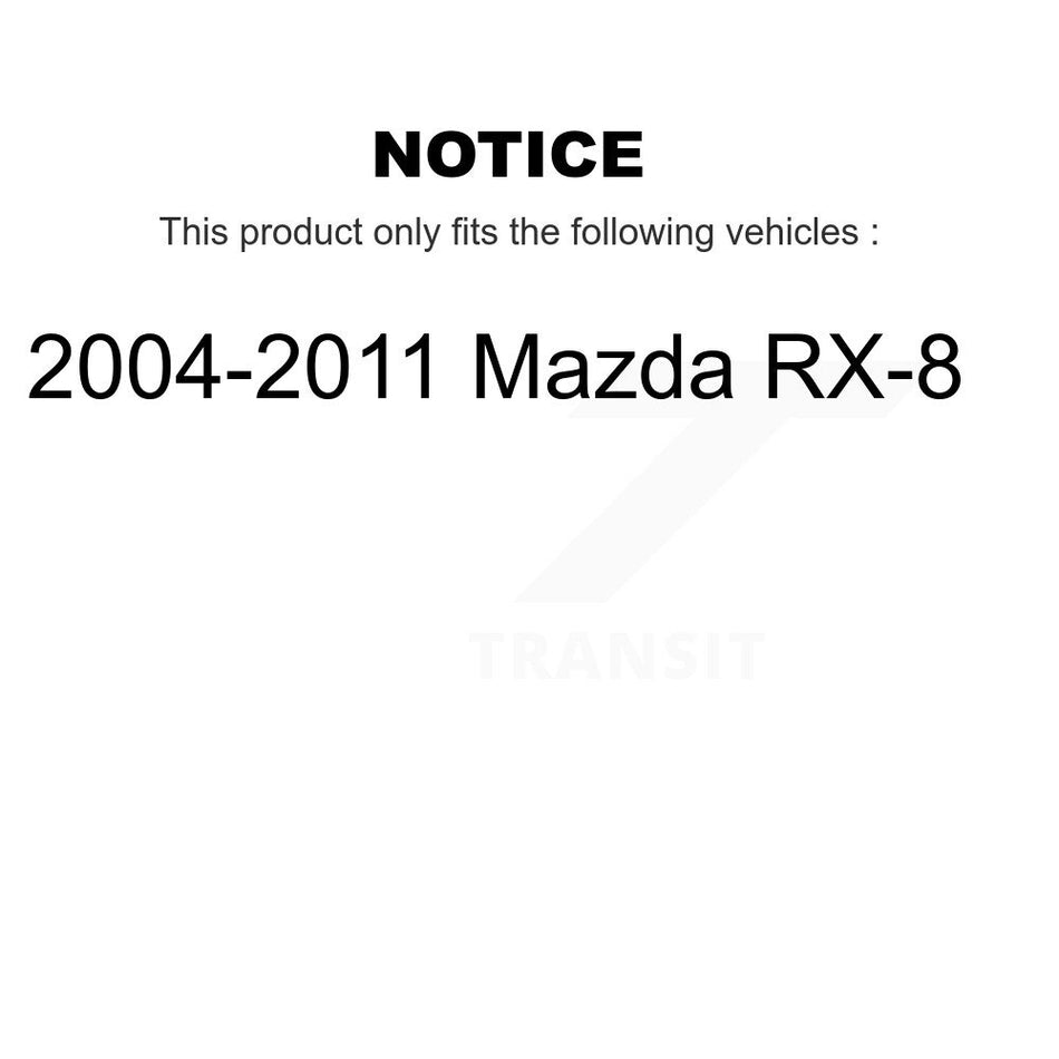 Rear Disc Brake Rotor 8-980522 For 2004-2011 Mazda RX-8