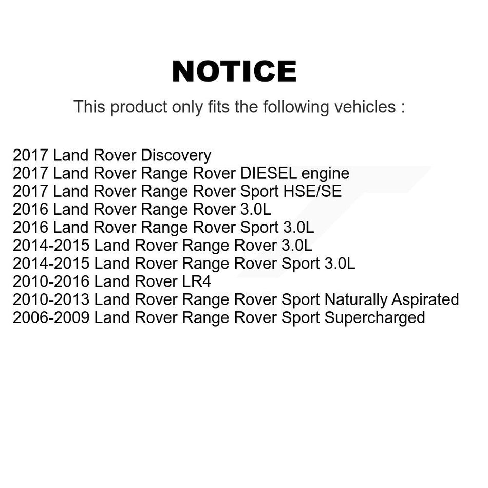 Front Disc Brake Rotor (1 Piece Only) 8-980526 For Land Rover Range Sport LR4 Discovery