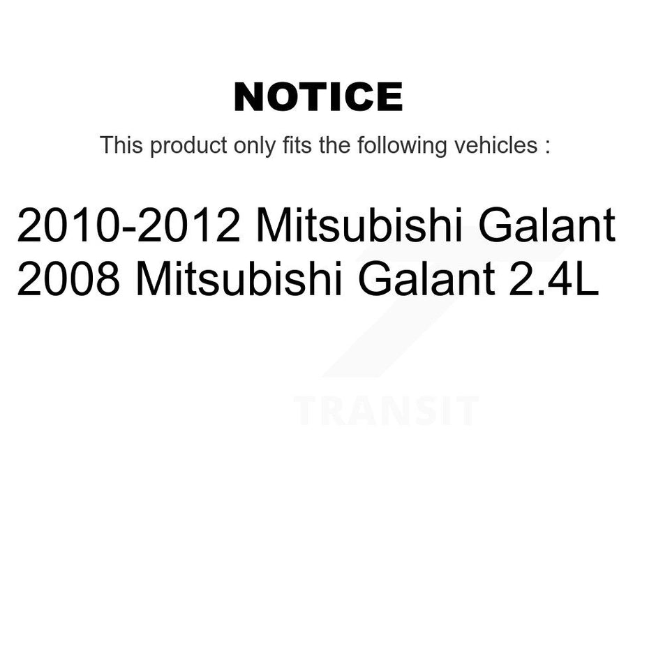 Front Disc Brake Rotor (1 Piece Only) 8-980627 For Mitsubishi Galant