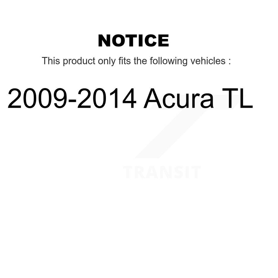 Rear Disc Brake Rotor 8-980739 For 2009-2014 Acura TL