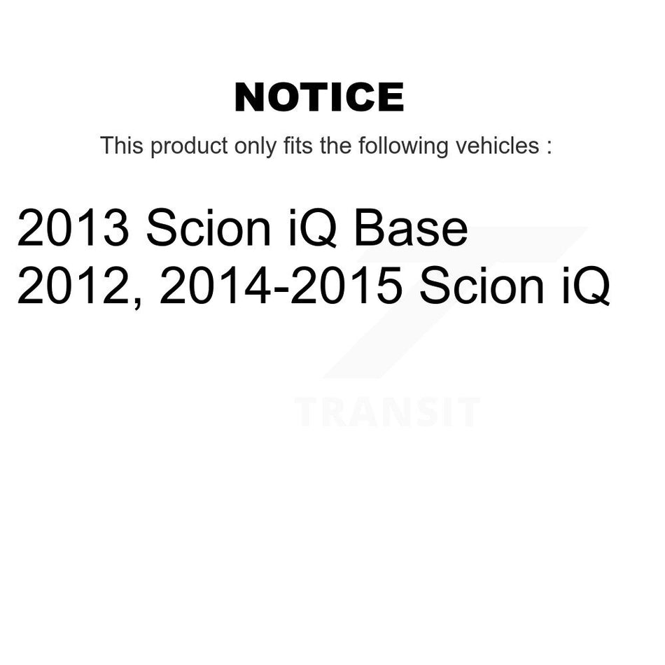 Front Disc Brake Rotor 8-980971 For Scion iQ