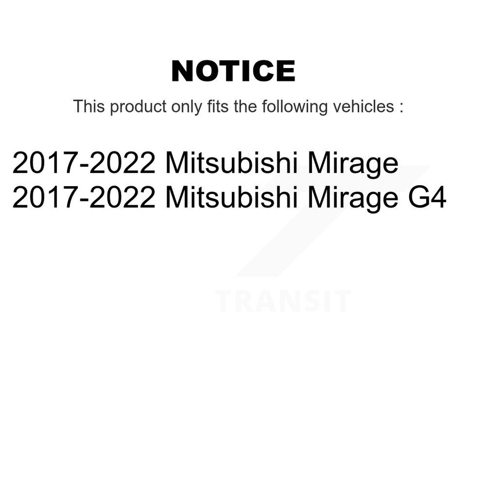 Front Disc Brake Rotor 8-982091 For 2017-2022 Mitsubishi Mirage G4