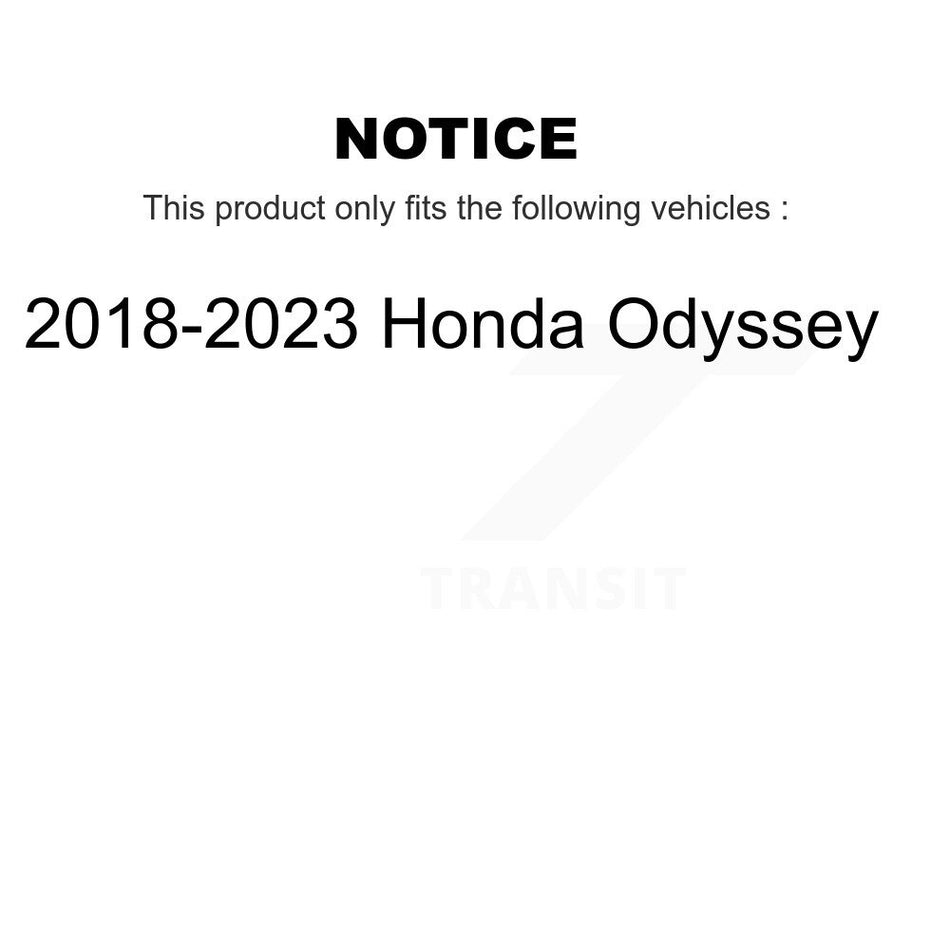 Rear Disc Brake Rotor 8-982311 For 2018-2023 Honda Odyssey