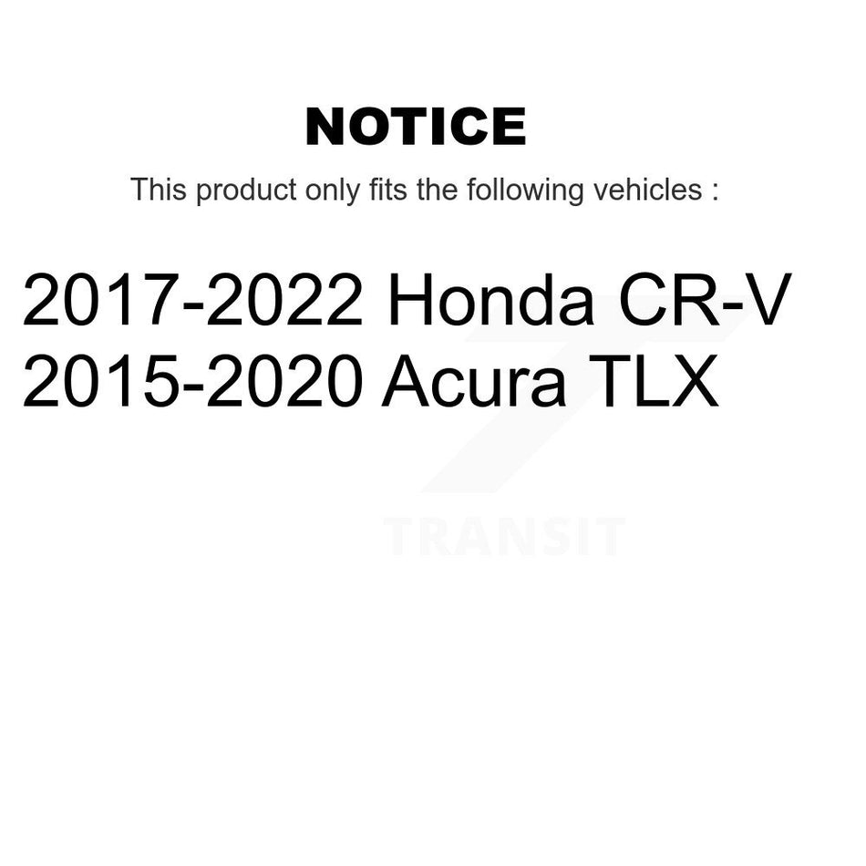 Rear Disc Brake Rotor 8-TQ8152 For Honda CR-V Acura TLX