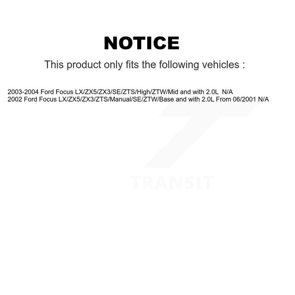 Fuel Pump Module Assembly AGY-00310132 For Ford Focus