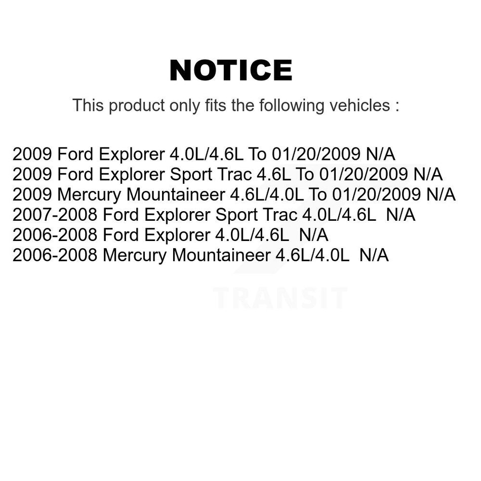 Fuel Pump Module Assembly AGY-00310171 For Ford Explorer Sport Trac Mercury Mountaineer
