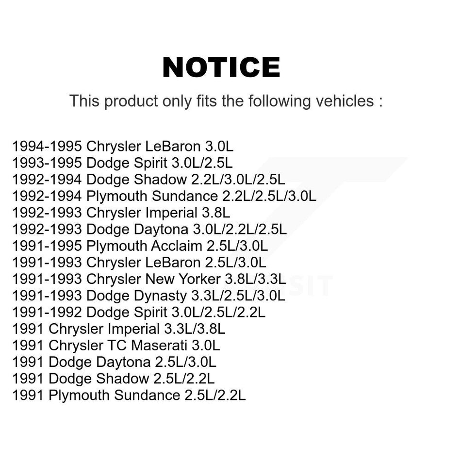 Fuel Pump Module Assembly AGY-00310347 For Chrysler Dodge LeBaron Plymouth Spirit Shadow Acclaim New