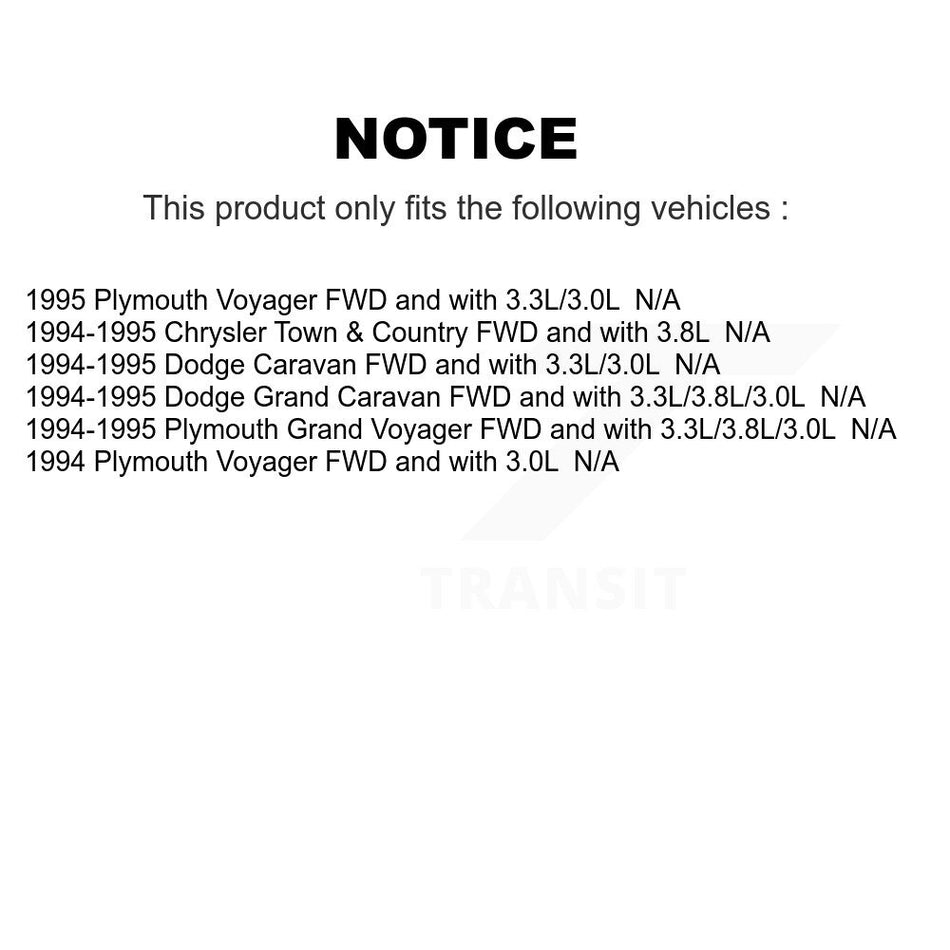 Fuel Pump Module Assembly AGY-00310365 For Dodge Plymouth Caravan Grand Voyager Chrysler Town & Country