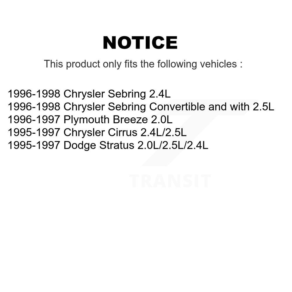 Fuel Pump Module Assembly AGY-00310369 For Chrysler Sebring Dodge Stratus Plymouth Breeze Cirrus