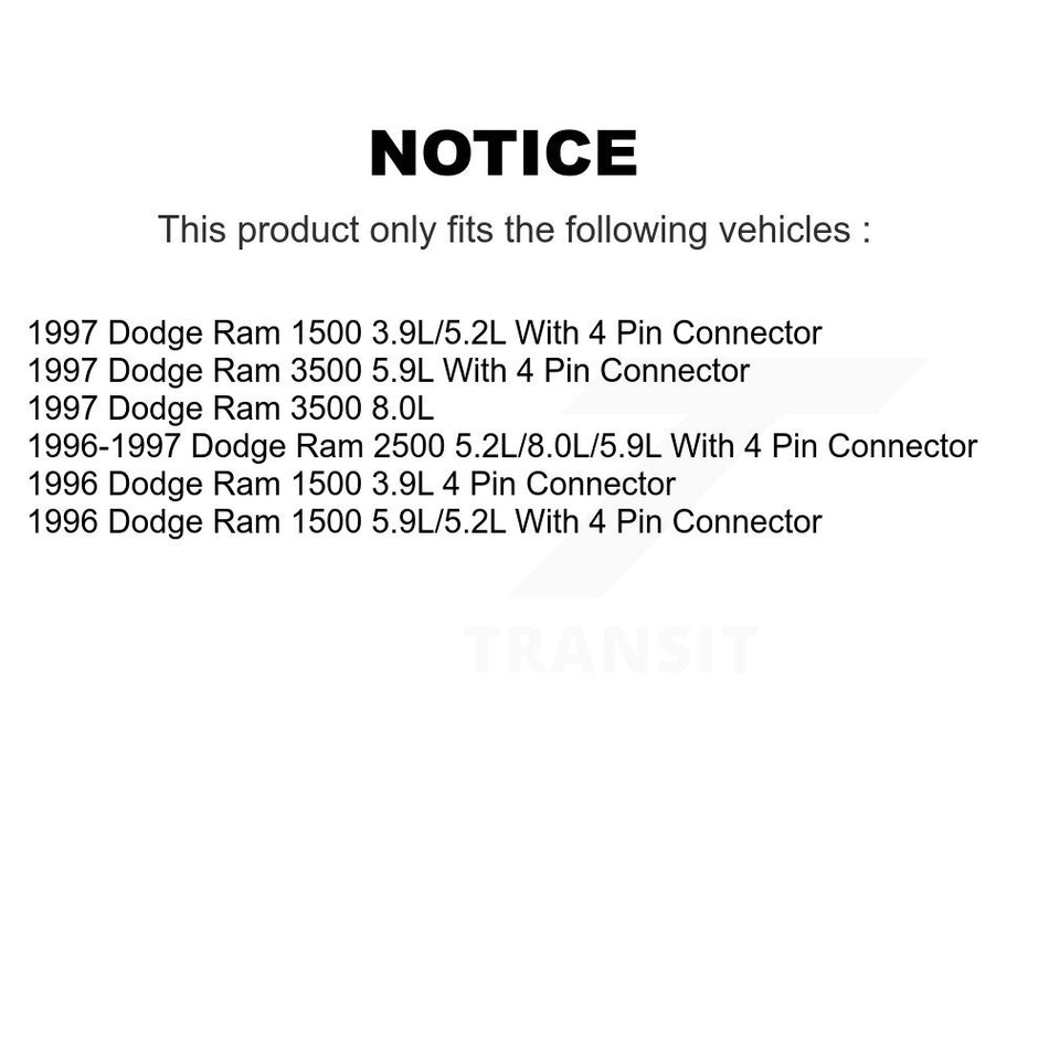 Fuel Pump Module Assembly AGY-00310371 For Dodge Ram 2500 1500 3500